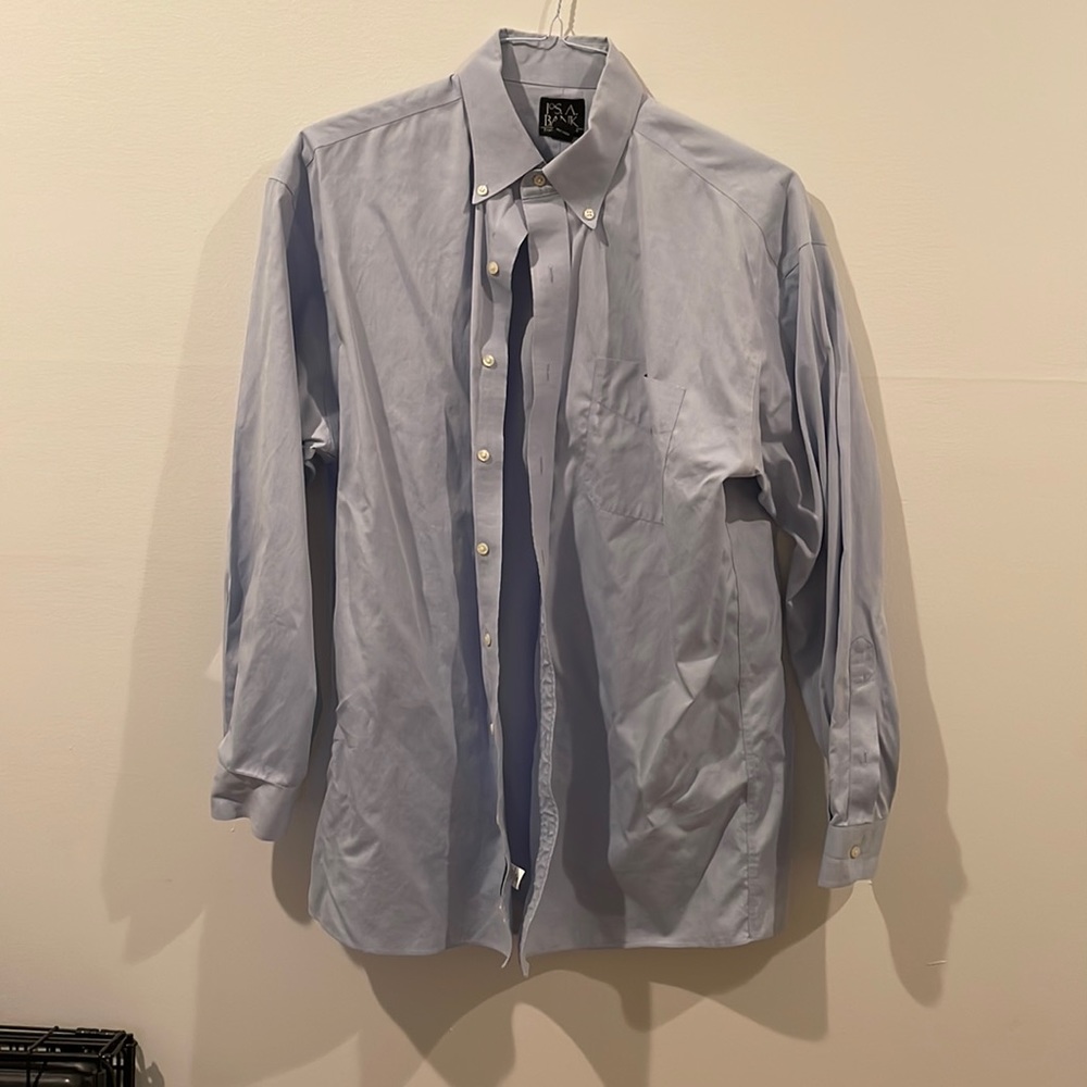Mens light blue button down